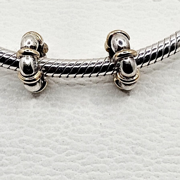 Authentic Pandora Spacers with 14k Gold - Picture 5 of 5
